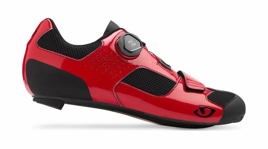 GIRO Pánské boty GIRO TRANS BOA zářivě červená černá velikost 42 (NOVINKA)