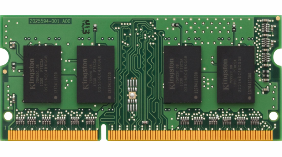 Paměť notebooku Kingston ValueRAM, SODIMM, DDR3L, 4 GB, 1600 MHz, CL11 (KVR16LS11/4)