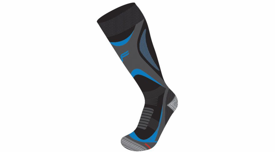 Fuse Pánské zimní ponožky SKIING NT P 100 černomodré, velikosti 47-49 (FSE-27-4711-8-4-0182)