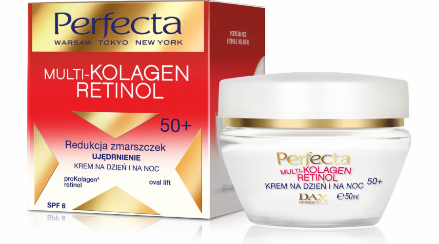 Perfecta Multi-Collagen Retinol 50+ zpevňující krém na obličej 50ml
