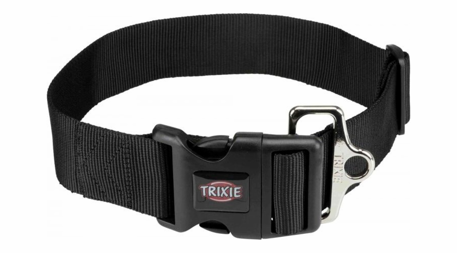 Obojek Trixie Premium XXL, L–XXL: 55–80 cm/50 mm, černý