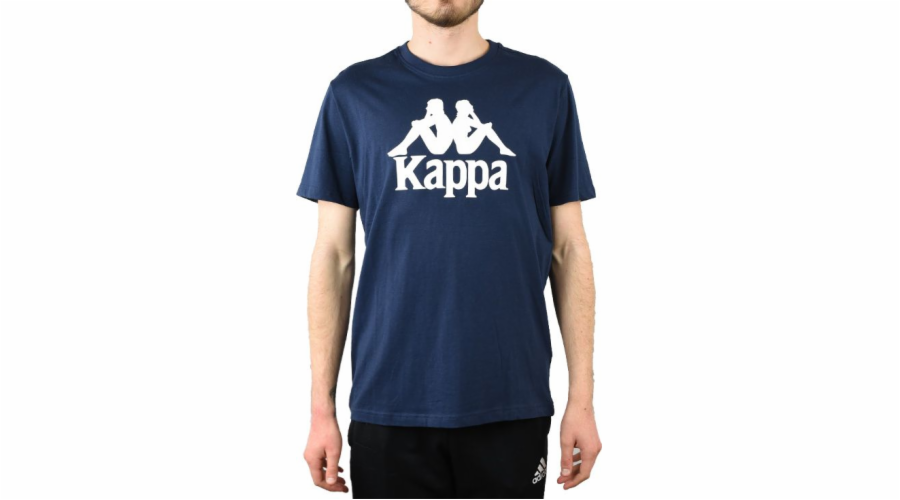 Pánské tričko Kappa Caspar, tmavě modrá, velikost XL (303910-821)