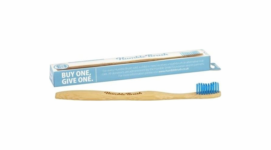 Humble Brush HUMBLE BRUSH_Bambusový zubní kartáček, střední, modrý