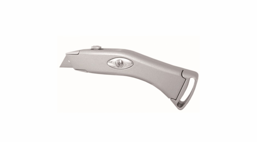 Nůž Dedra s lichoběžníkovou čepelí, kovová rukojeť - M9018