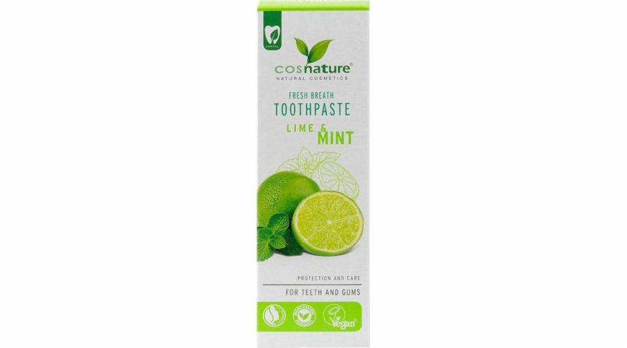 Cosnature Fresh Breath Toothpaste přírodní zubní pasta s příchutí limetky a máty 75ml