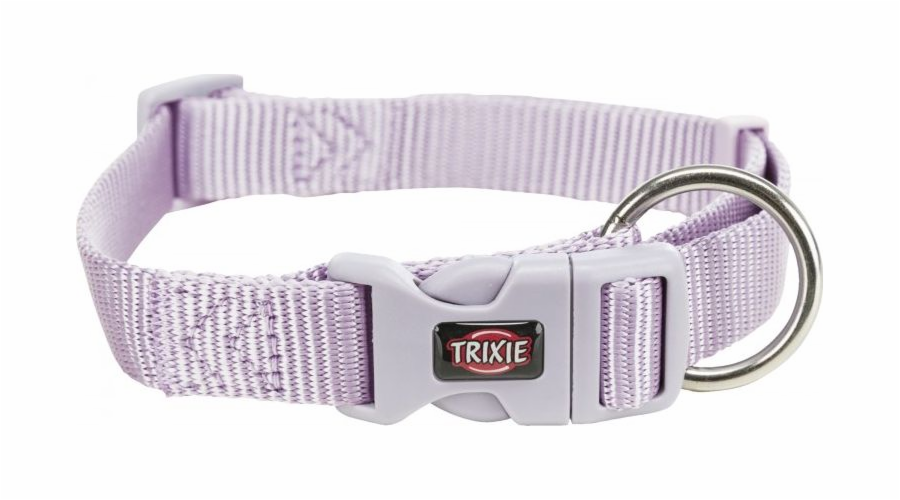 Trixie Premium obojek, pes, světlá lila, L–XL: 40–65 cm/25 mm