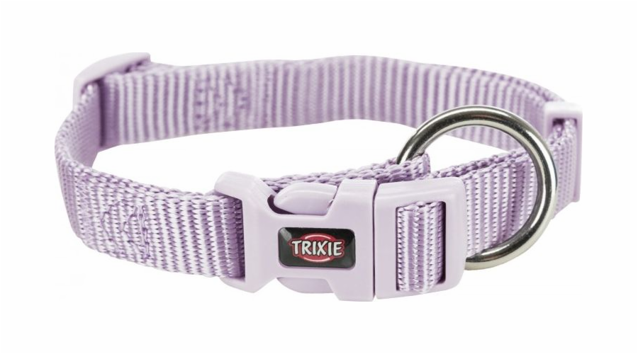Trixie Premium obojek, pes, světlá lila, S–M: 30–45 cm/15 mm