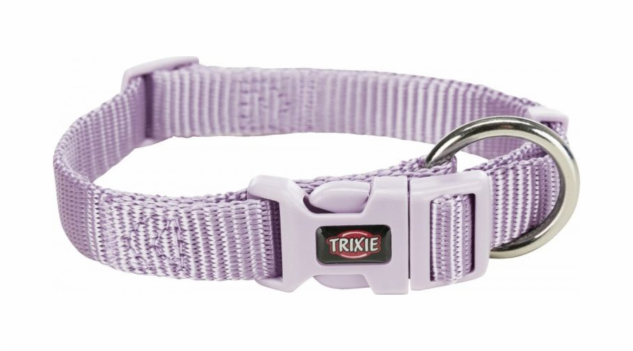 Trixie Premium obojek, pes, světlá lila, XS–S: 22–35 cm/10 mm