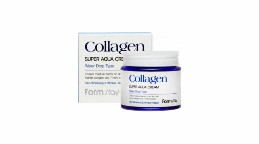 Farmstay Water Drop Collagen hydratační krém na obličej 80 ml