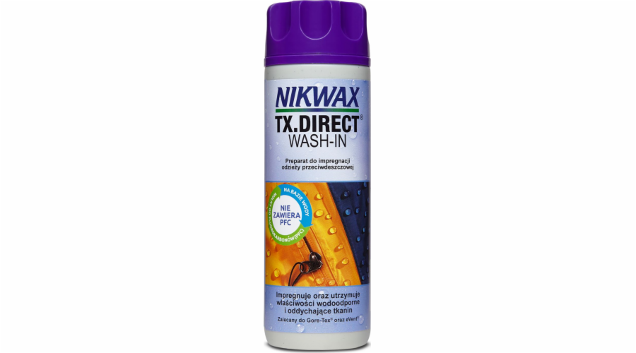 Nikwax Voděodolný prostředek na oblečení do deště TX Direct Wash-In 300ml (NI-12)