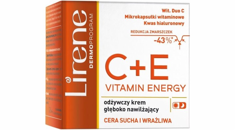 Lirene lirene pleťový krém c+e vitamin energy hydratační 50ml