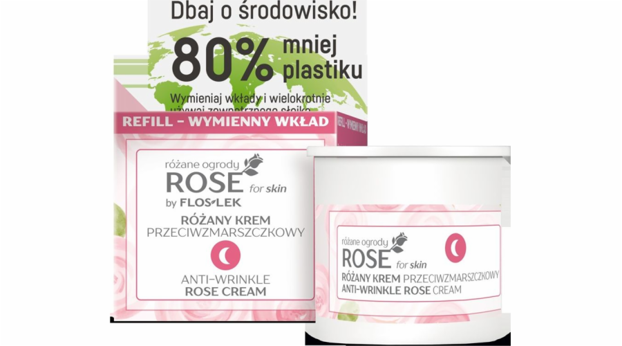 Krém proti vráskám FLOSLEK Rose for Skin Rose