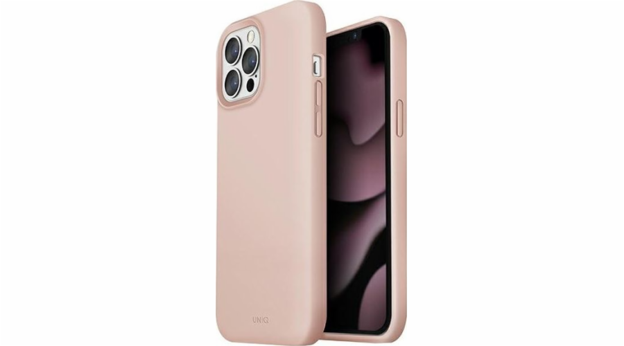 Pouzdro Uniq UNIQ Lino Apple iPhone 13 Pro Max růžové/červené růžové