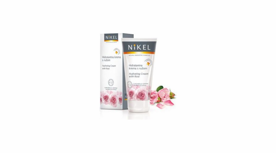 Nikel Hydratační krém na obličej s růží, 50 ml