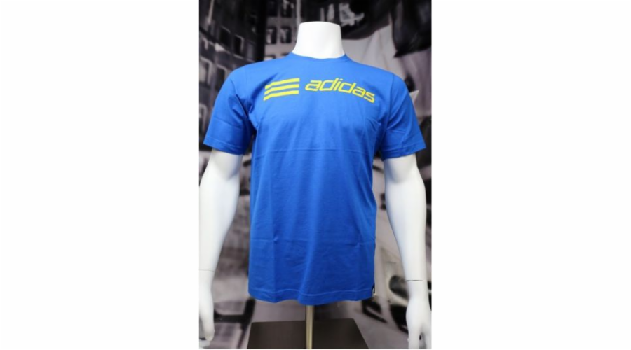 Adidas pánské tričko Jlsdim Tee, modré, velikost S (O52087)