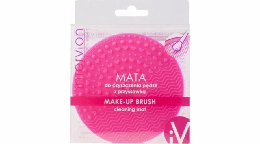 INTER-VION_Make-Up Brush Cleaning Mat - podložka na čištění štětců s přísavkou