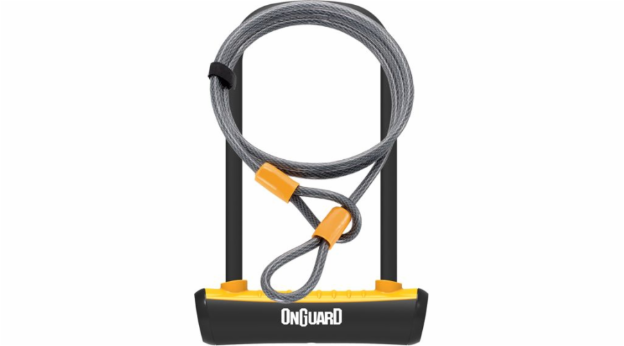 ONGUARD U-Lock zámek na kolo Neon oranžový 10x1200 mm (8154OR)