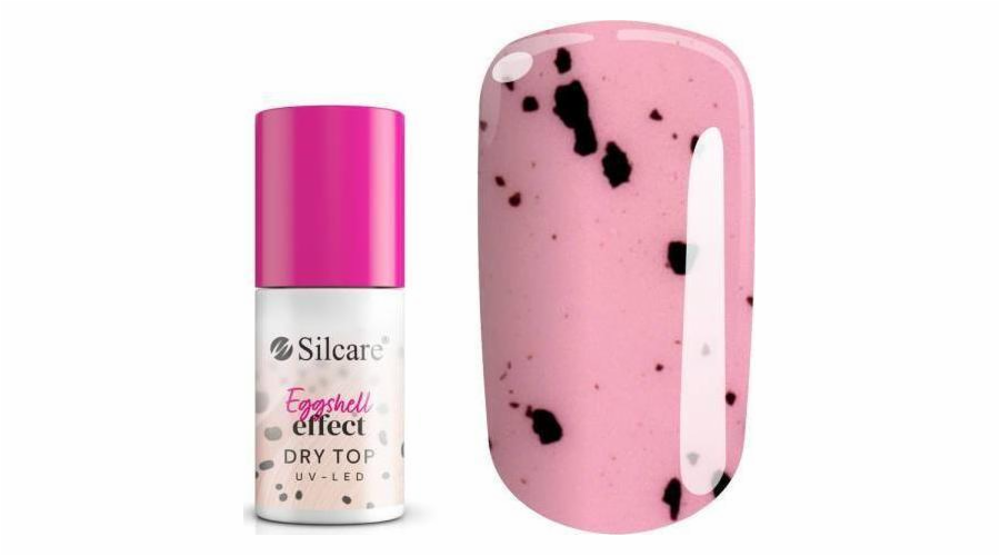 Silcare SILCARE_Eggshell Effect Dry Top Hybridní vrchní gel s UV LED 6,5g