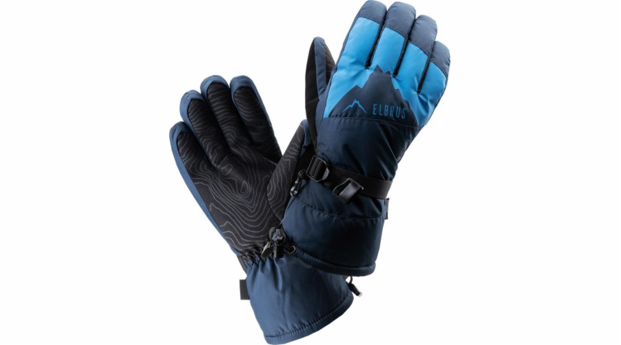 Elbrus Elbrus Maiko pánské lyžařské rukavice, černo-modré, velikost L/XL