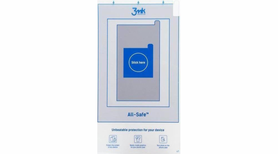 Ochranná fólie 3MK 3MK All-Safe Sell Tablet Anti-Blue Light Prodej v balení 5 ks Cena je za 1 ks.