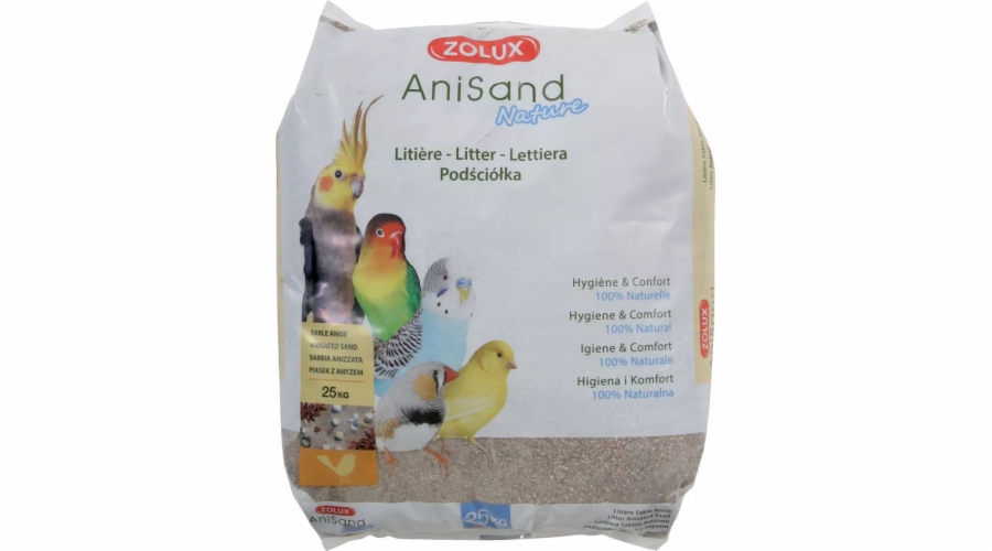 Zolux ZOLUX Písek s anýzem AniSand Nature 25 kg