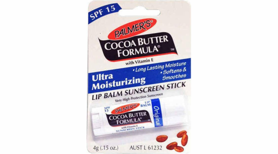 Palmer`s PALMER'S_Cocoa Butter Formula SPF15 Ultra Moisturizing Lip Balm hydratační balzám na rty 4g