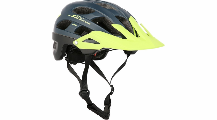 Cyklistická helma na kolečkové brusle/skateboard Nils Extreme MTW208, tmavě modrá a zelená, velikost L (55-61 cm)