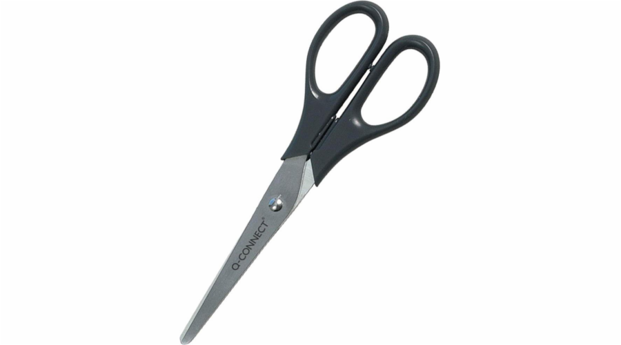 Kancelářské nůžky Q-Connect, klasické, 18 cm, černé
