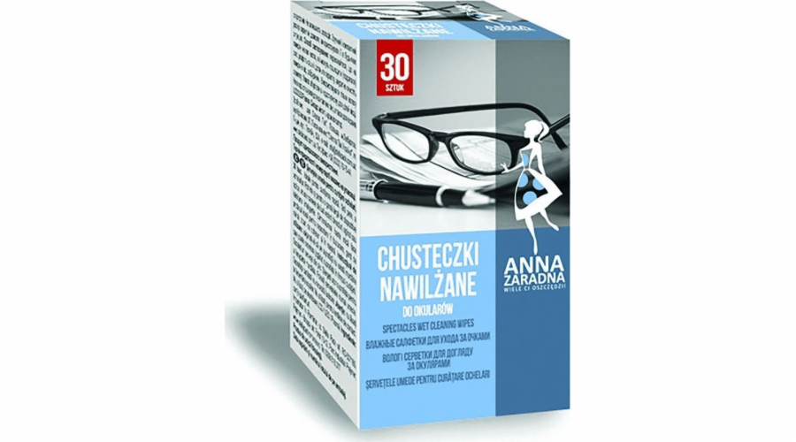 Anna Zaradna Vlhčené ubrousky na brýle 30 sáčků