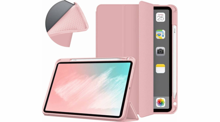Chytré pouzdro na tužku pro Apple iPad Air 5 2022 (Pink) univerzální