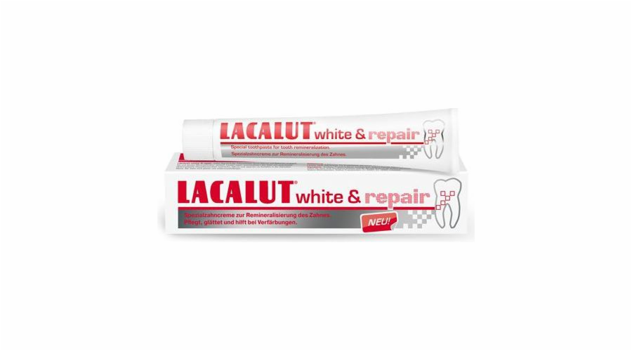 Lacalut White & Repair zubní pasta bělící a opravující 75 ml