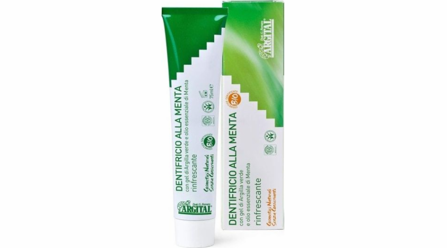 Argital Osvěžující zubní pasta s mátou a gelem ze zeleného jílu
