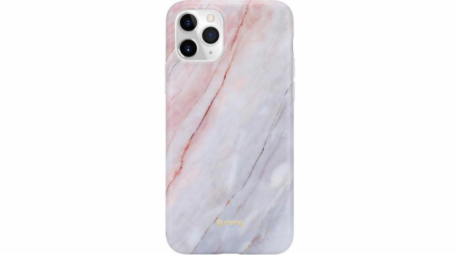 Crong Crong Marble Case Ochranné pouzdro pro iPhone 11 Pro (růžové)