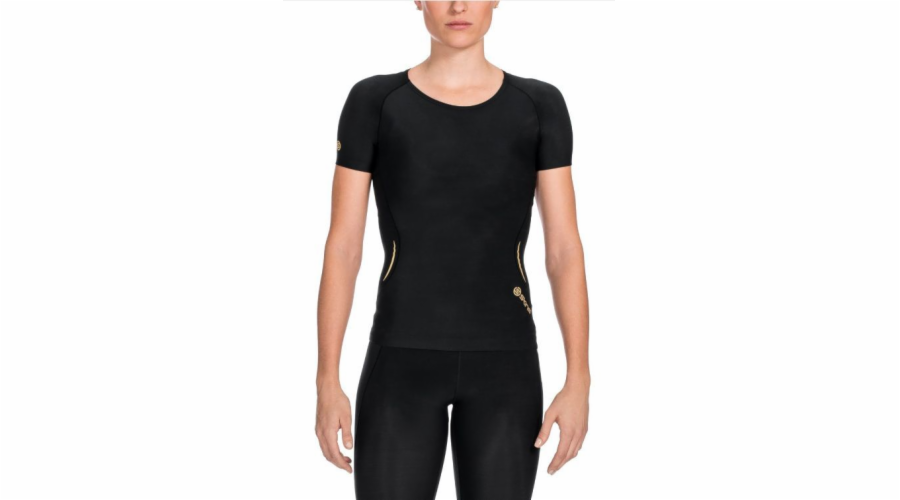 Skins dámské tričko A400 s krátkým rukávem, černé, velikost S (ZB9933004)