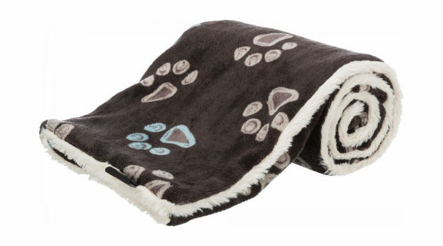 Trixie Jimmy, deka, pro psa/kočku, šedohnědá/béžová, plyš, 100x70 cm
