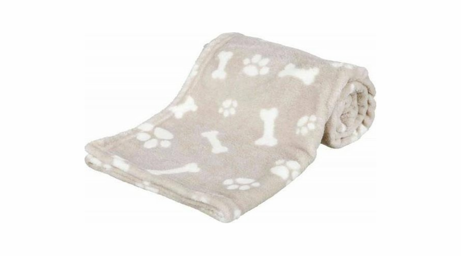 Trixie Kenny, deka, béžová, plyš, 75 × 50 cm