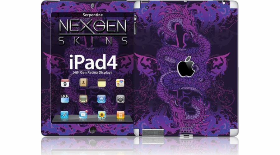 Nexgen Skins Nexgen Skins – sada obalových skinů s 3D efektem Ipad 2/3/4 (serpentine 3d)