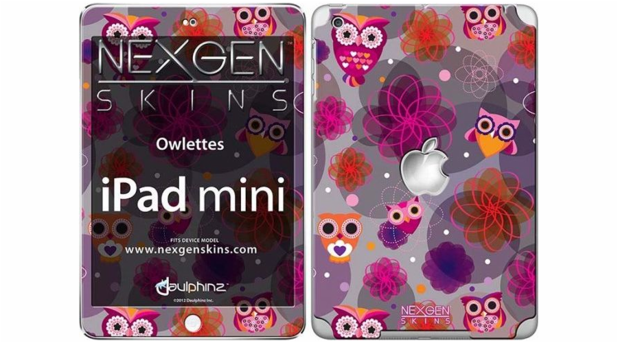 Nexgen Skins Nexgen Skins - Sada vzhledů pouzdra s 3D efektem Ipad Mini (owlettes 3d)