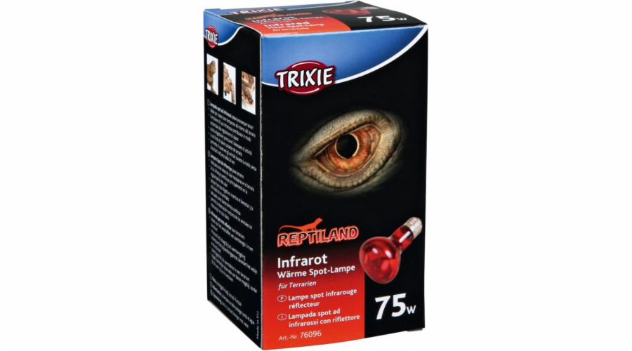 Infračervená bodová výhřevná lampa Trixie Red 75W
