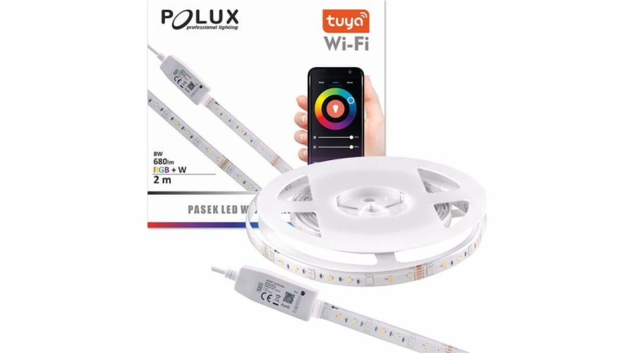 Polux LED pásek Polux Led WiFi pásek 2m 3000K+6000K+RGB 8W, 680lm Tuya