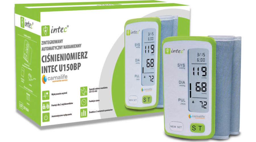 Monitor krevního tlaku Intec Intec U150BP