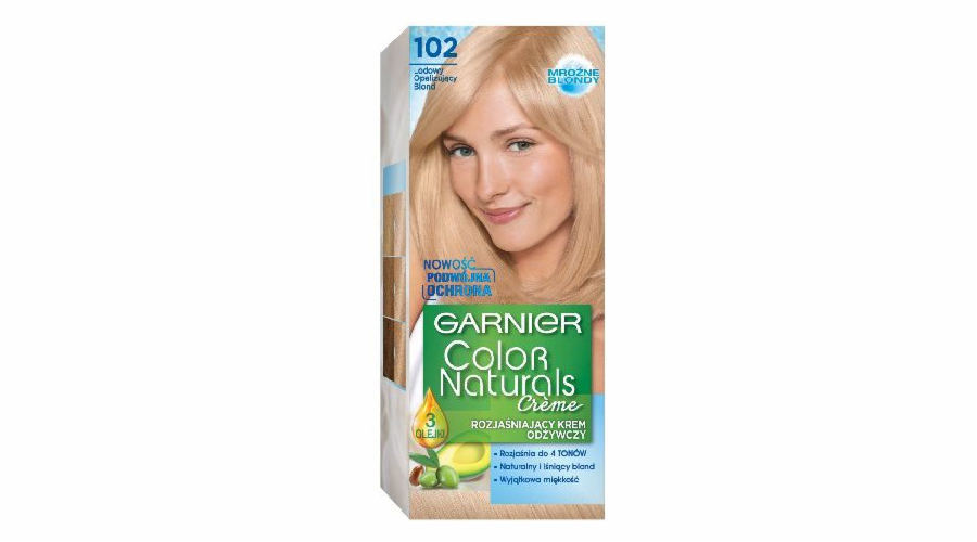Barvící krém Garnier Color Naturals č. 102 Ice Iridescent Blonde
