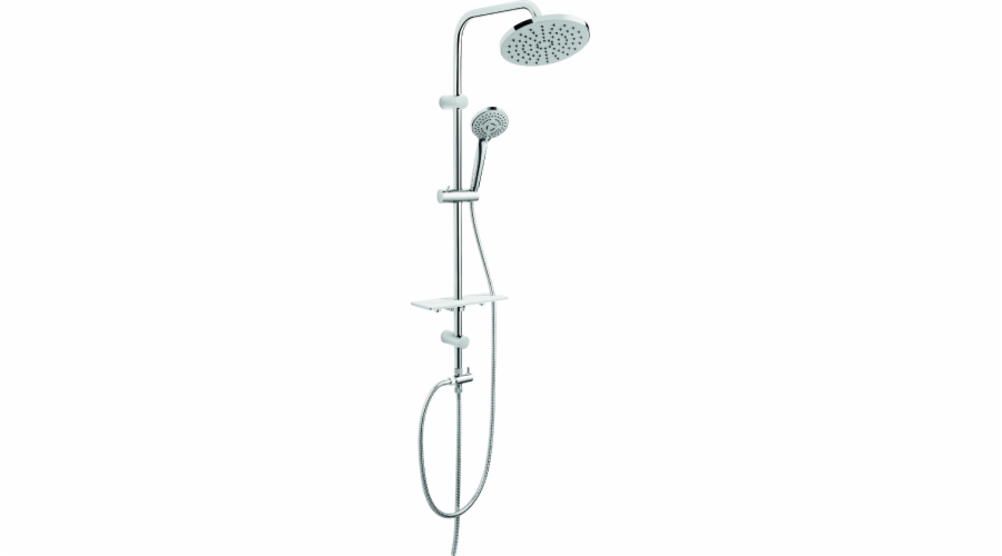 Sprchový set Ferro Rondo Lux s chromovou dešťovou sprchou (NP23)
