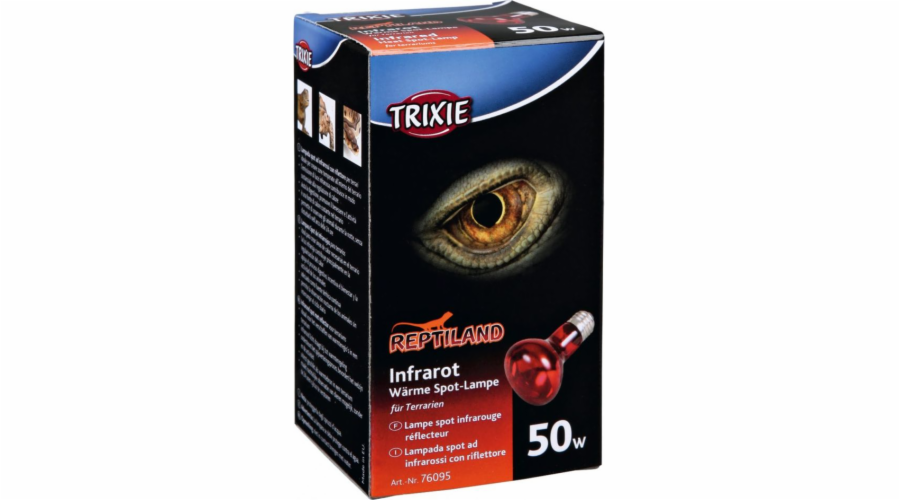Infračervená topná lampa Trixie Spot červená 50W