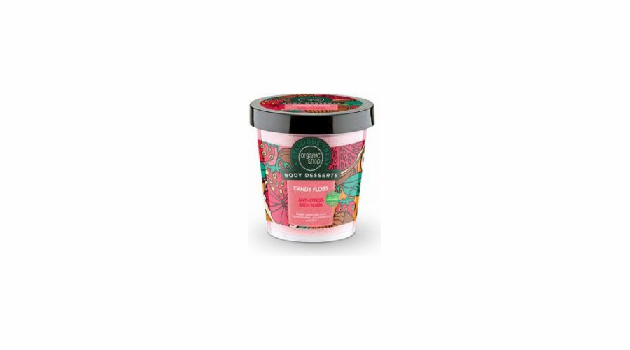 Organic Shop Body Desserts Antistresová pěna do koupele Candy Floss 450ml