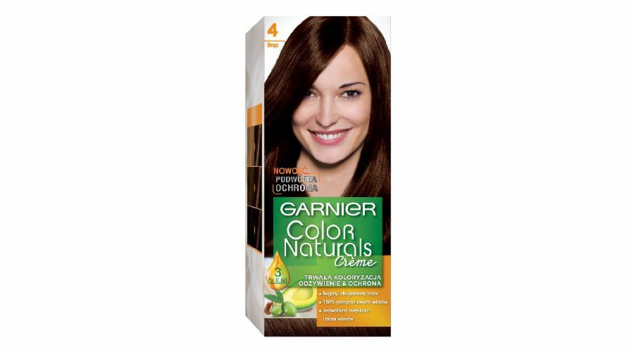 Garnier Color Naturals č. 4 Hnědá 1 balení – (0305392)