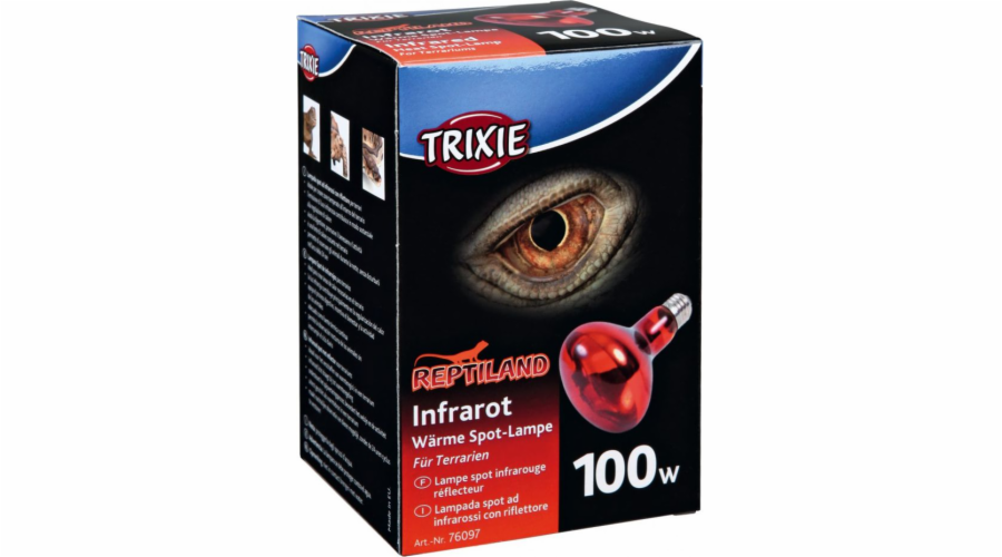 Infračervená bodová topná lampa Trixie Red 100W