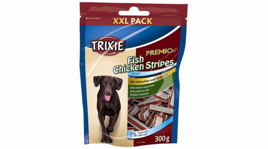 Trixie Strips s rybou a kuřecím masem PREMIO, XXL balení, 300g