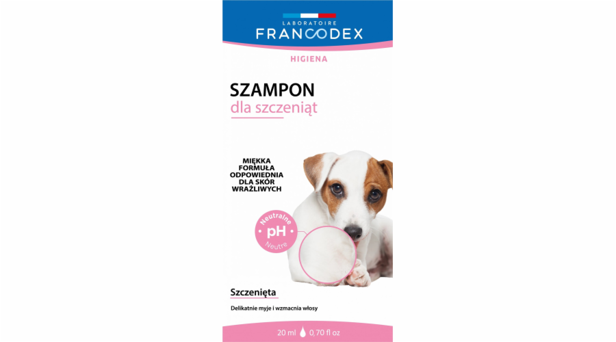 FRANCODEX Psí šampon pro štěňata, 20 ml sáček