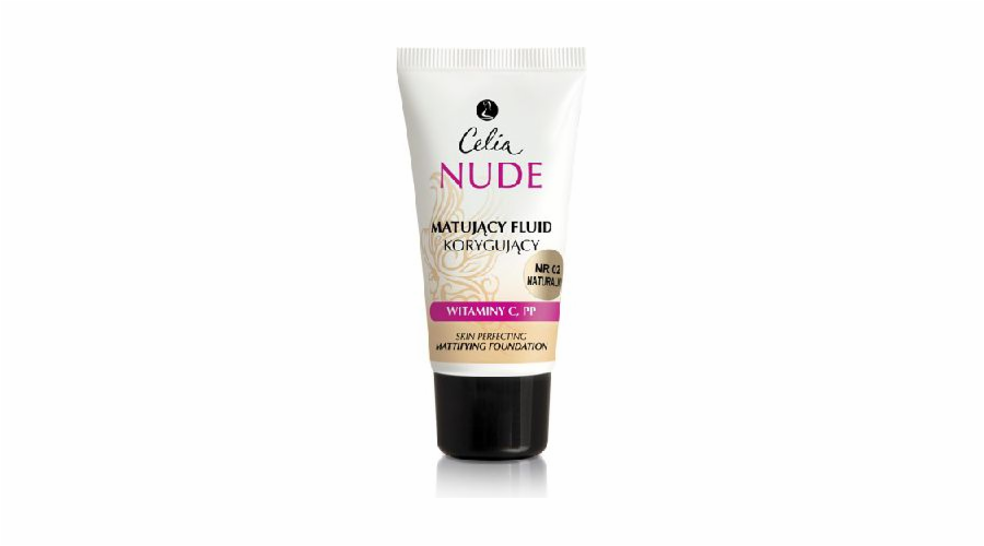 Celia Nude Make-Up zmatňující a korigující 02 Natural 30 ml